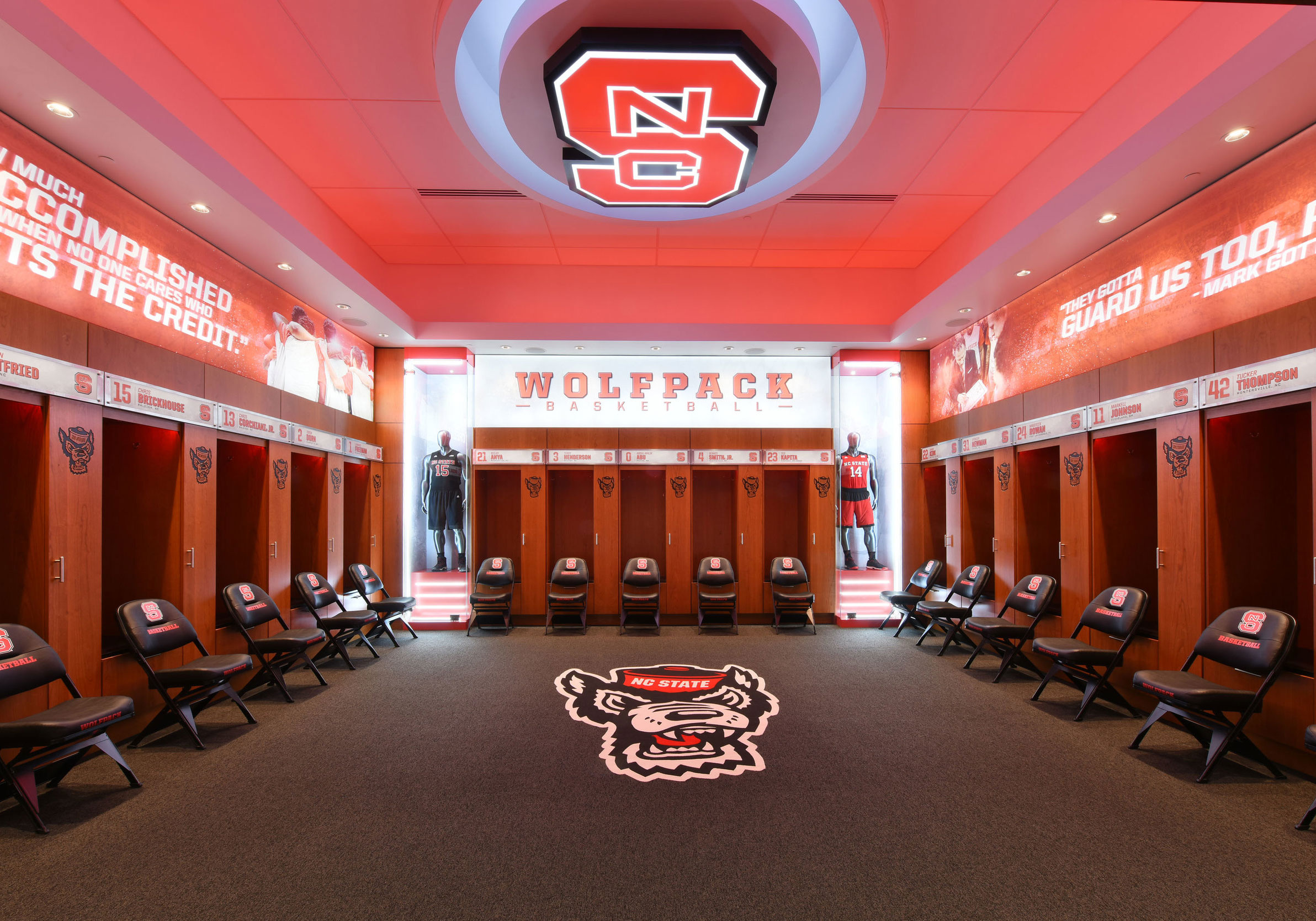 NC State PNC Locker Room & Lounge