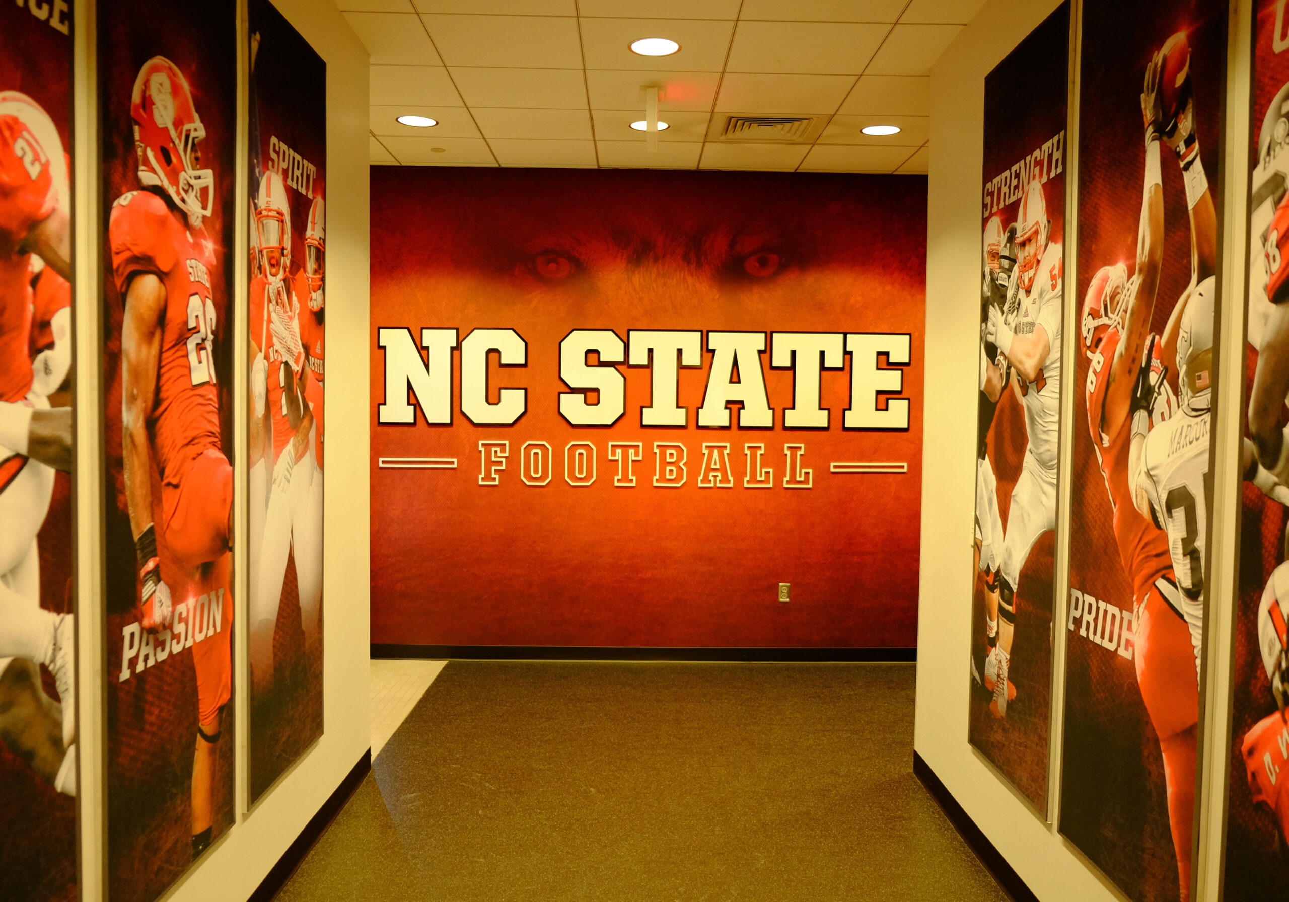 NC State Murphy Football Locker Room