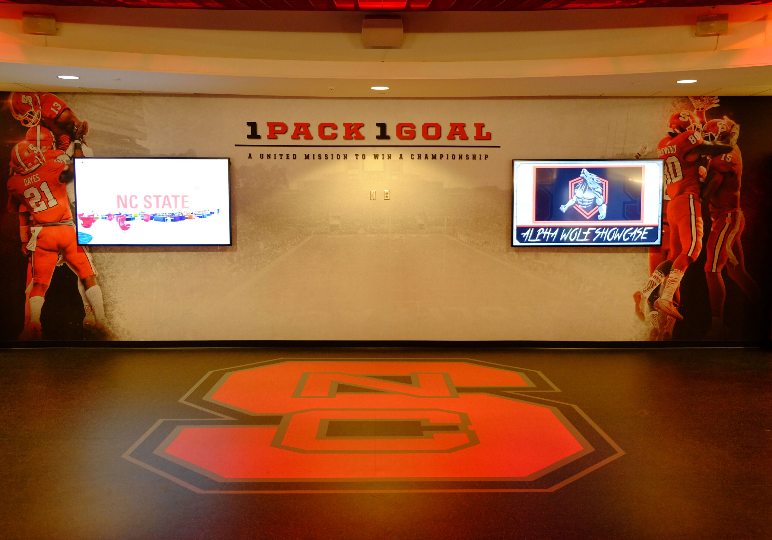 NC State Murphy Football Locker Room