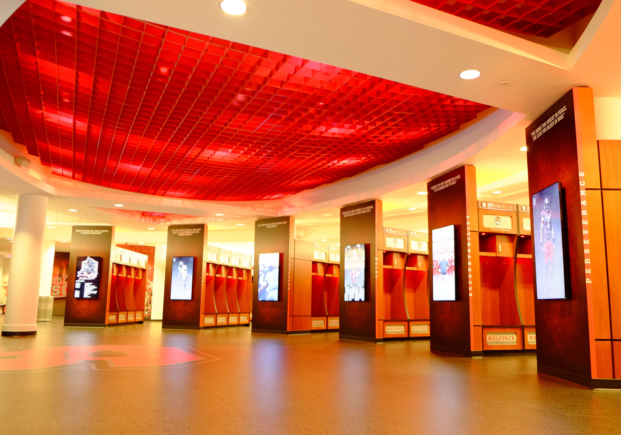 NC State Murphy Football Locker Room