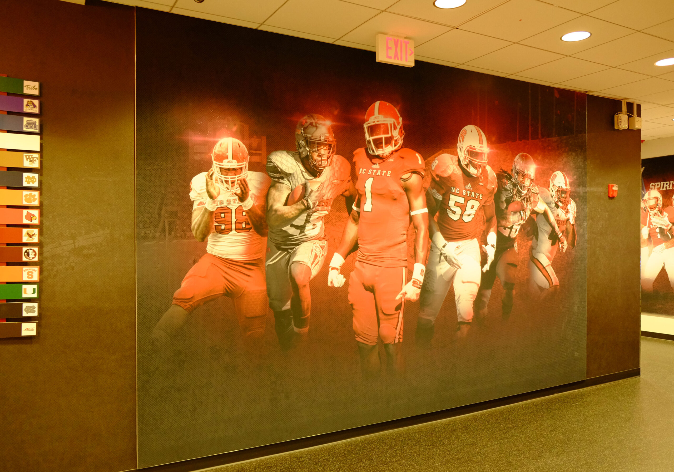 NCSU Murphy Football Locker Room