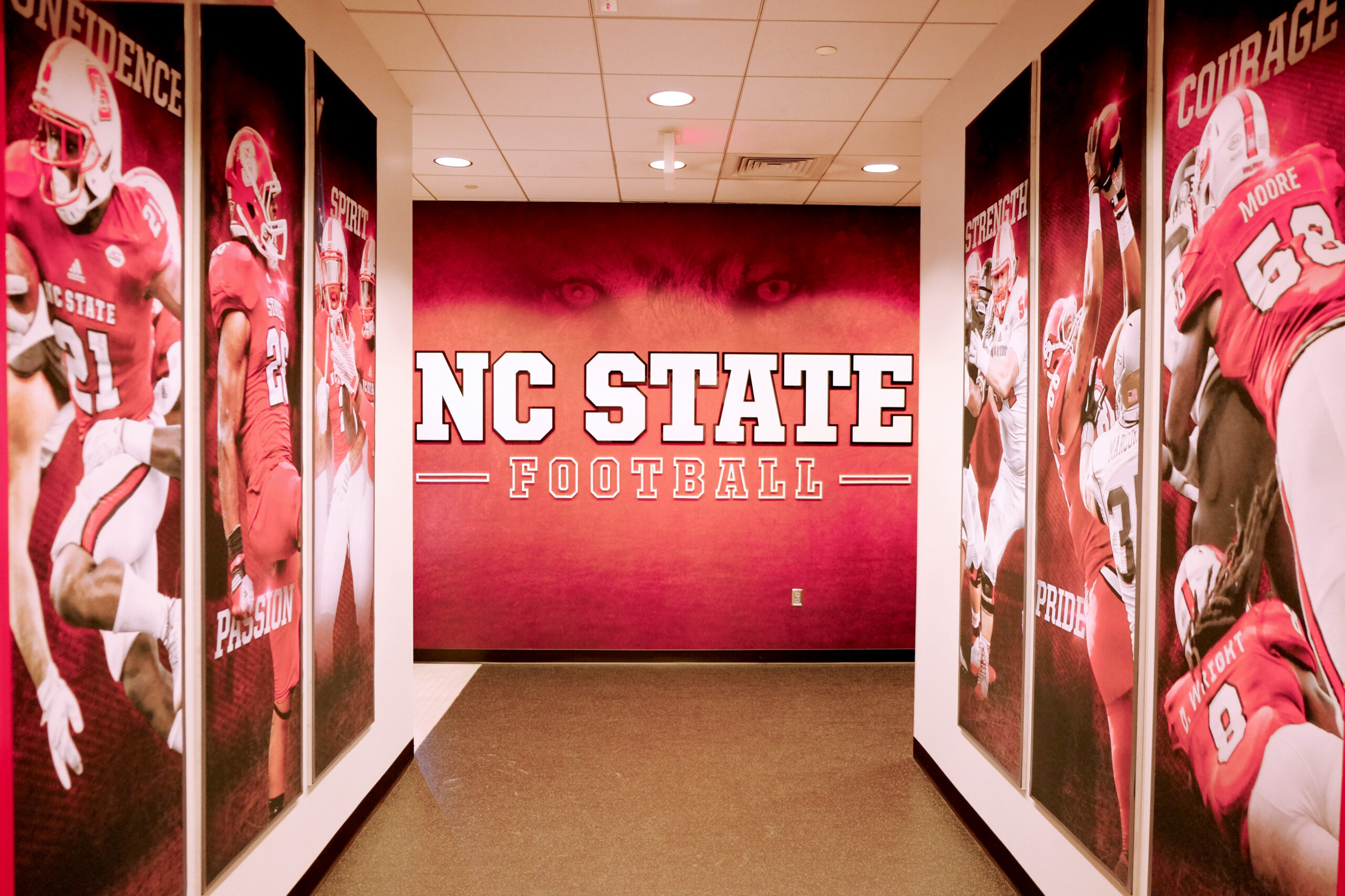 NC State Murphy Football Locker Room