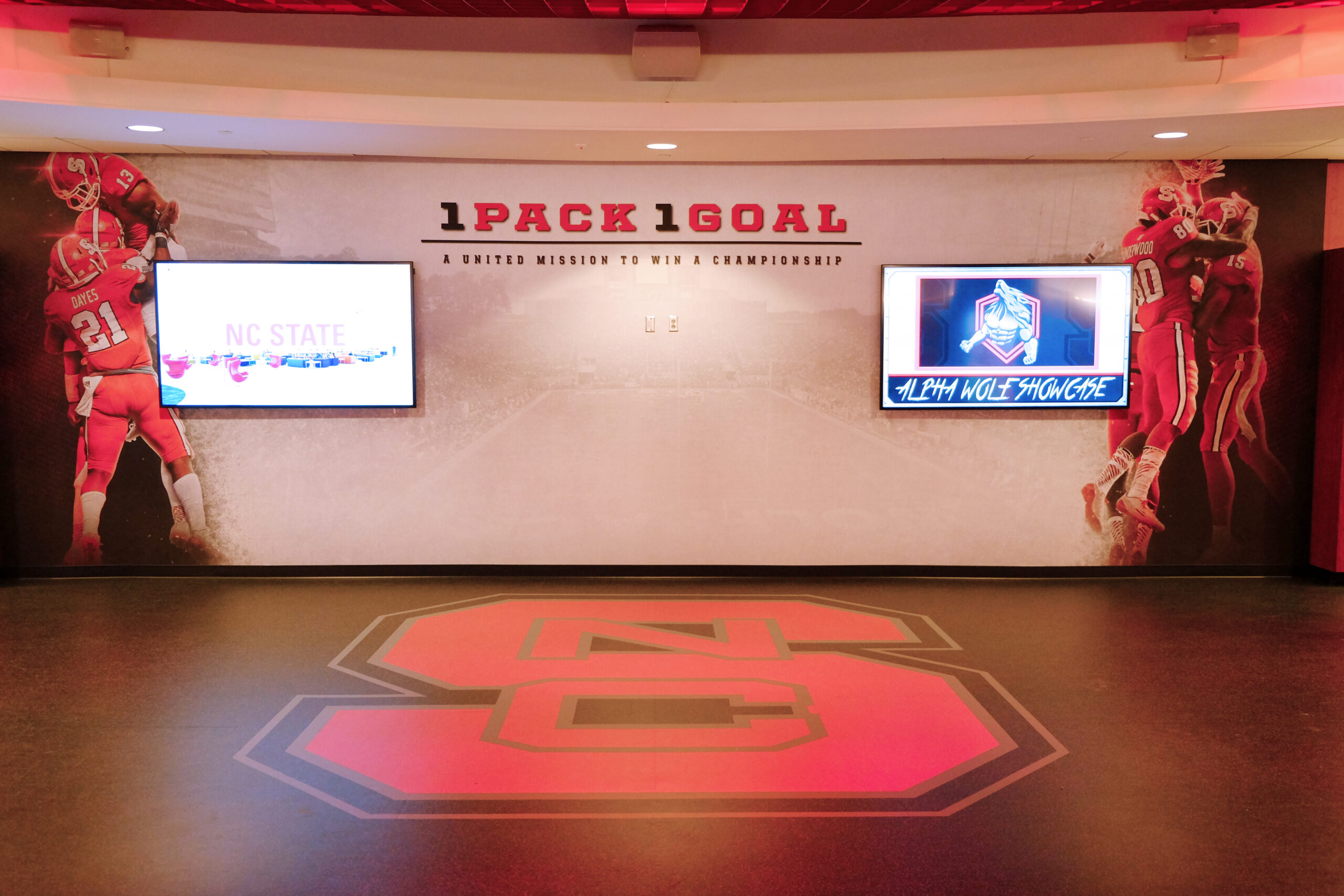 NC State Murphy Football Locker Room