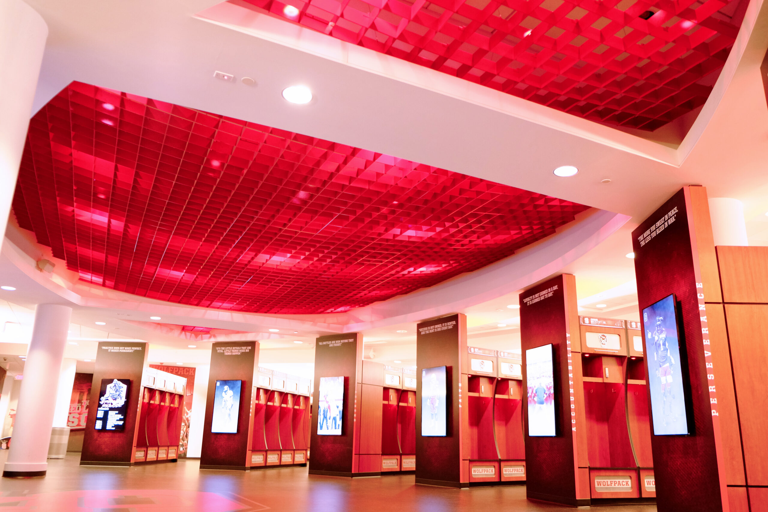 NC State Murphy Football Locker Room