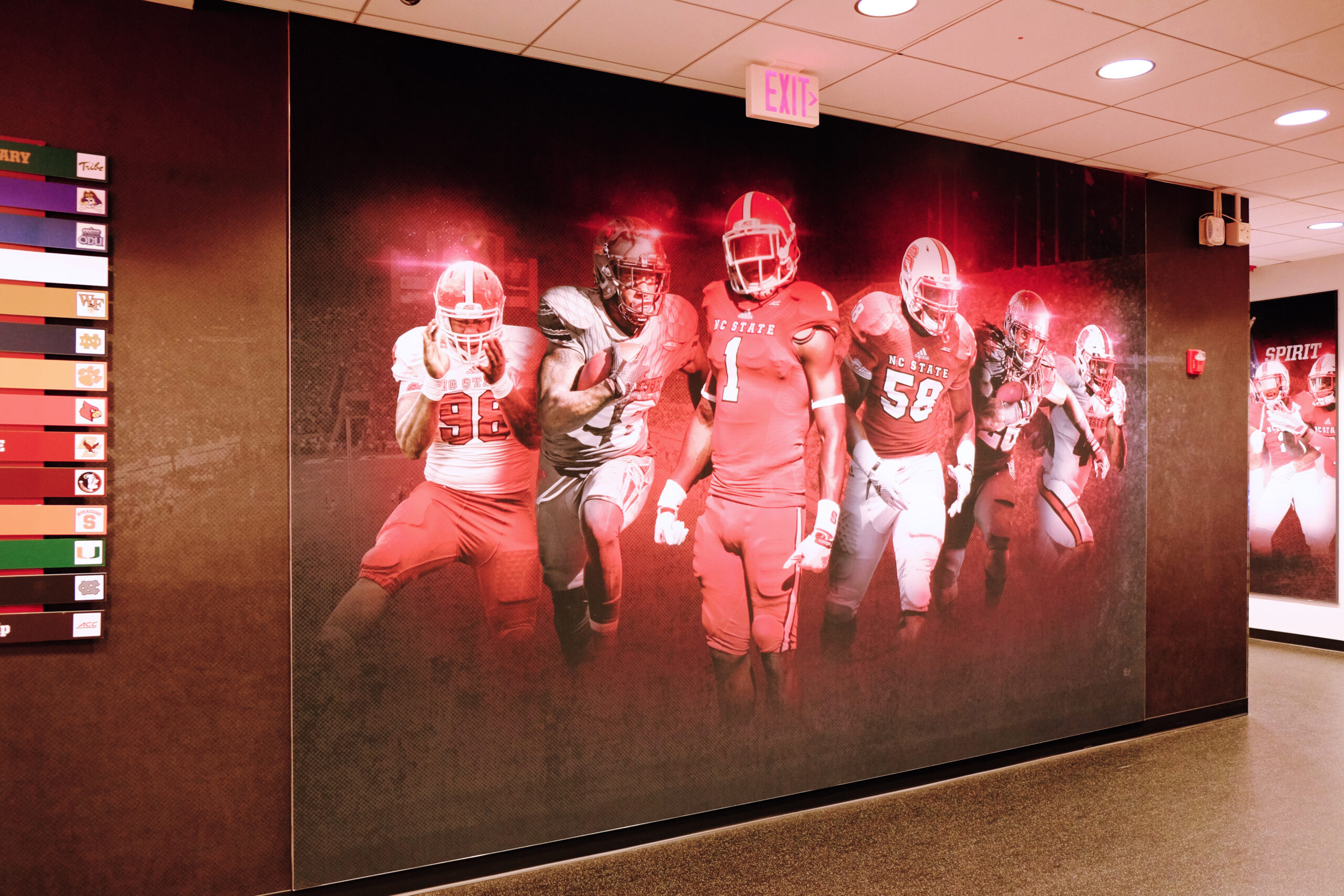NC State Murphy Football Locker Room