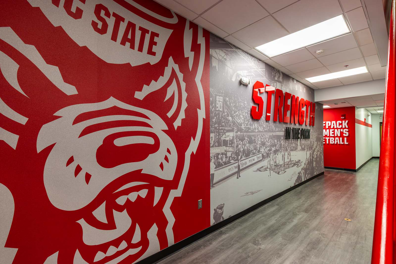 NC State Women’s Basketball Locker Room
