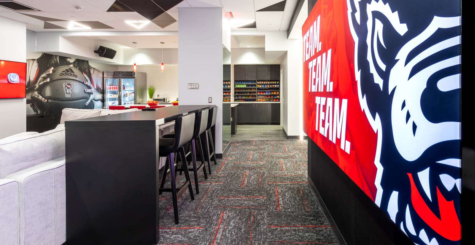 NC State Women’s Basketball Locker Room