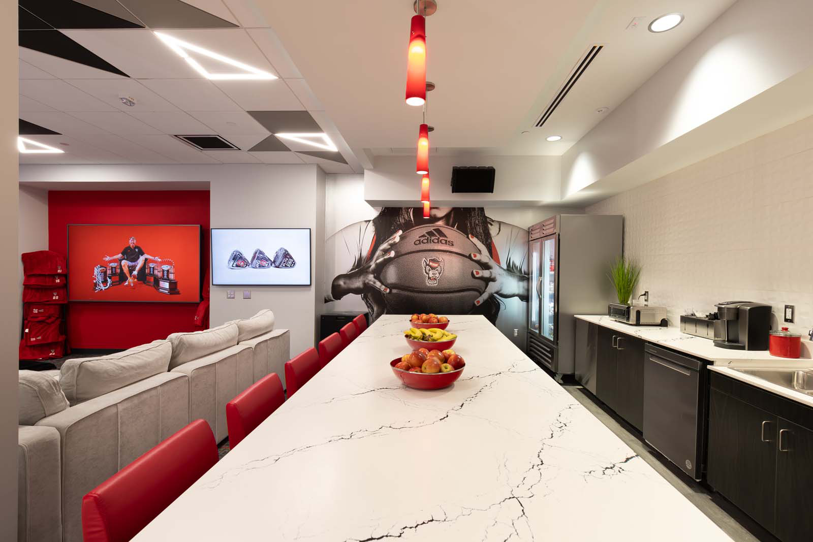 NC State Women’s Basketball Locker Room